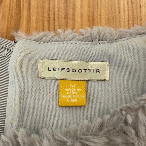 ANTHROPOLOGIE LEIFSDOTTIR plush dressy top M - Picture 6 of 7